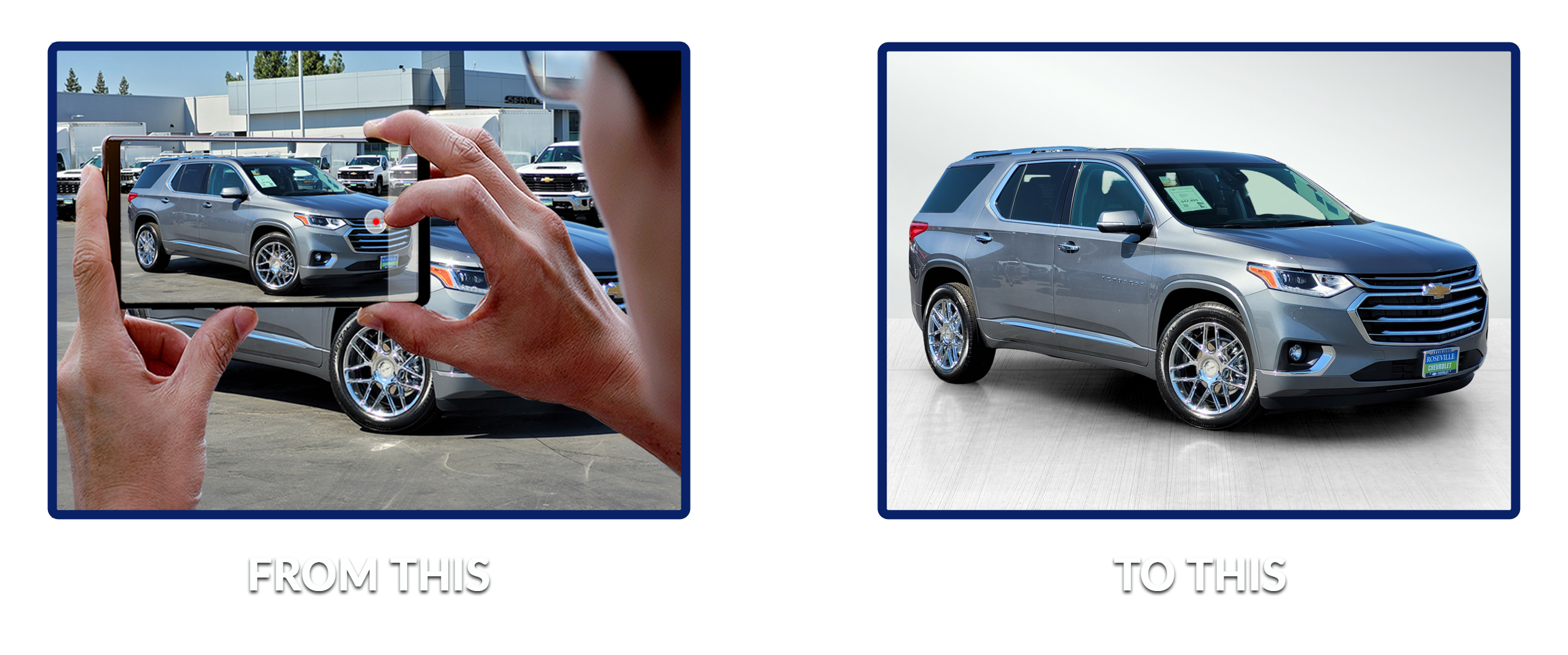 Car dealership photo booth virtual