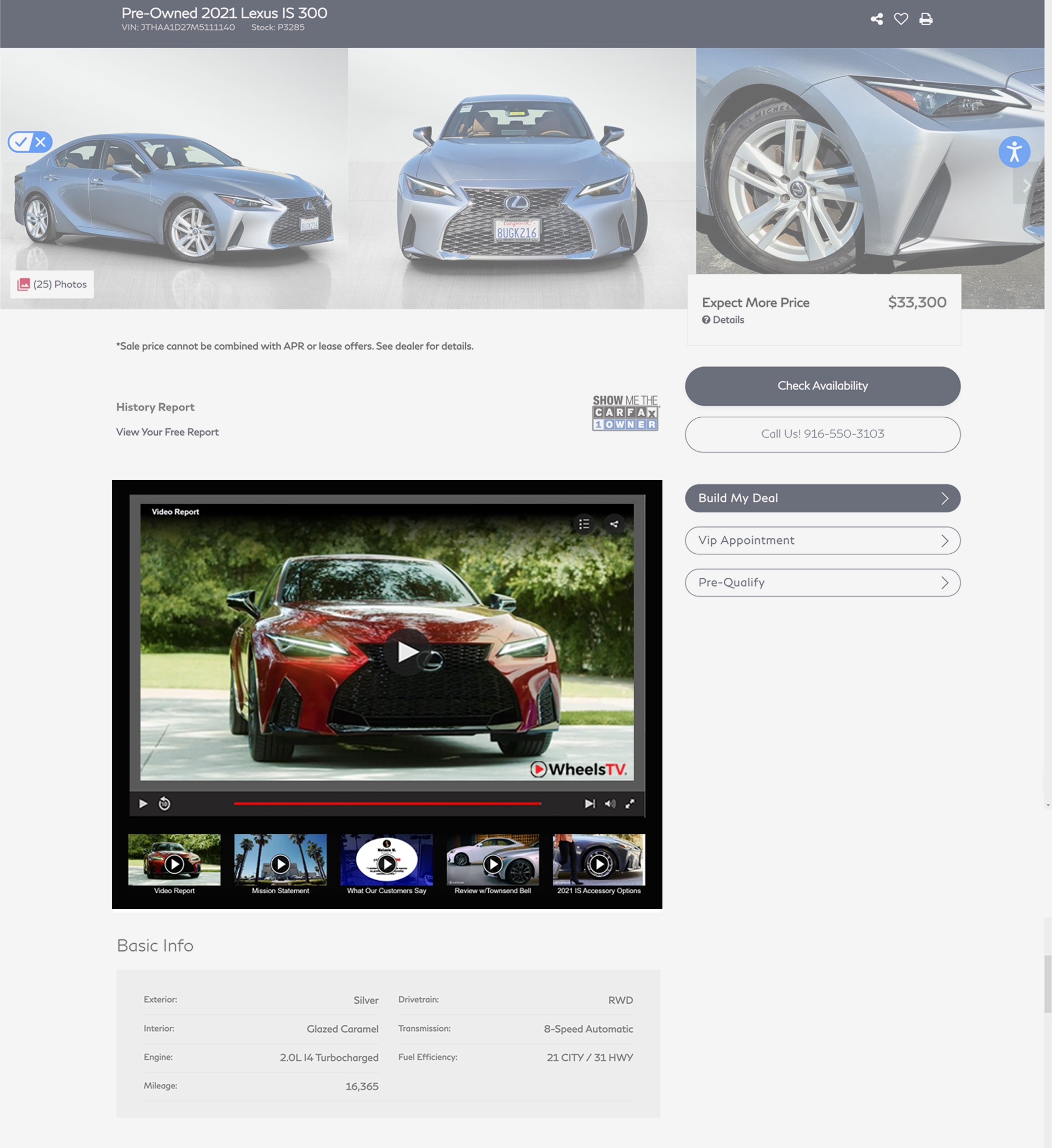 Car Dealership Video Software Embedded VDP